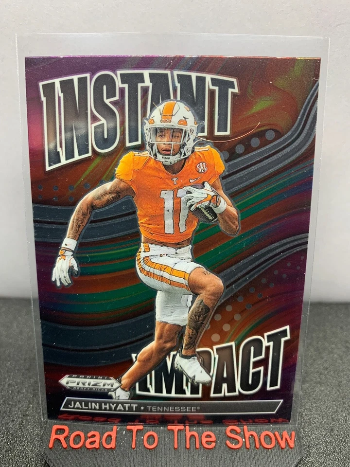 2023 Panini Prizm Draft Picks Instant Impact - #II-12 Jalin Hyatt RC - Image 1 of 2