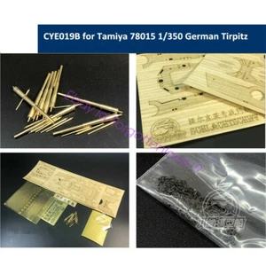 CYE019B Super aggiornamento per 1/350 corazzata tedesca Tirpitz Tamiya 78015 - Foto 1 di 3