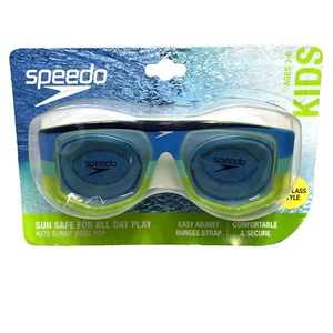 Speedo KIDS Sunny Vibes Swim GOGGLES UV Protection - Picture 1 of 10