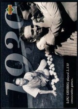 Lou Gehrig 1994 Upper Deck All Time Heroes #112 Yankees ATH ID:19492