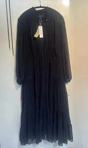 Forever New Curve 22 Dress π French Navy BNWT - Foto 1 di 11