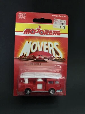 Majorette Movers Die Cast Metal Fire Engine 207 NIB 200 Series - Image 1 of 4