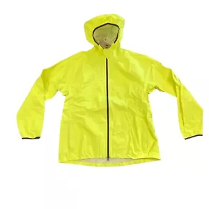 PEARL iZUMi Summit WXB Jacket Mens XXL Screaming Yellow Hi Vis Adjustable Hood - Picture 1 of 15