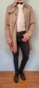 Daniel Hechter Paris Trenchcoat Übergangsmantel Mantel Jacke Beige Gr. 58 - Bild 1 von 12