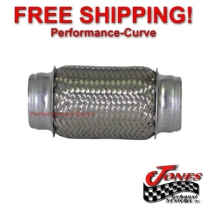 2" x 6" Exhaust Flex Pipe Tube Custom Heavy Duty Stainless Steel Triple Ply - Picture 1 of 3