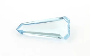 Aquamarin Fantasieschliff facettiert 5,33 ct. Länge 22.40 mm - S1078 - Bild 1 von 2