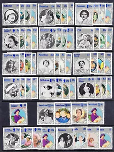 British Commonwealth 1985 Queen Mother 85th Birthday Omnibus sets CV $109.70 - Picture 1 of 1