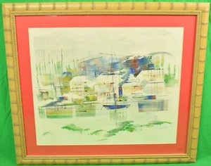 Bermuda Hafen Aquarell von Alfred Birdsey (1912-1996) - Bild 1 von 7