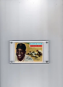 Authentic Vintage 1956 Topps #130 Willie Mays " The Say Hey Kid " BEAUTY - Picture 1 of 3