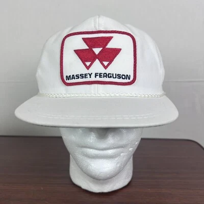 K-Products Massey Ferguson Tractor Correa Trasera Gorra Sombrero Parche Granja Ag Nuevo Foto 1 de 4