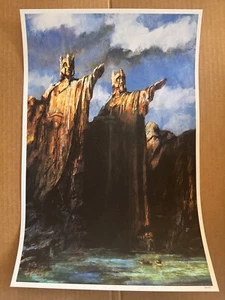 Póster 12x18 Señor de los Anillos Tierra Media Puertas de Gondor - ¡Cliff Cramp X/100! - Imagen 1 de 5