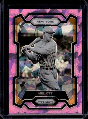 2024 Prizm Mel Ott Pink Ice No117 Giants - Изображение 1 из 2
