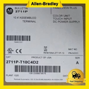 1 STCK. NEU 2711P-T10C4D2/A AB PanelView Plus 1000 2711PT10C4D2 KOSTENLOSER VERSAND - Bild 1 von 5