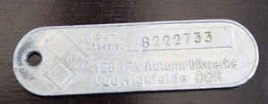 Originaler Schlüsselanhänger DDR Reklame W50 VEB IFA Automobilwerke Ludwigsfelde - Bild 1 von 4