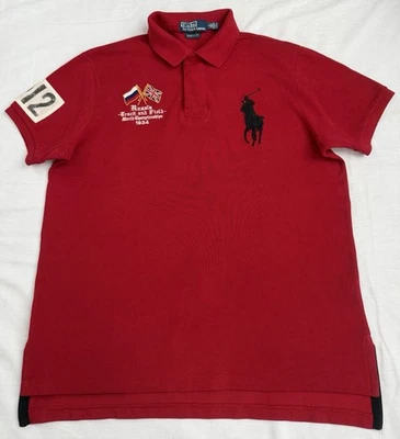 Polo Ralph Lauren Rusia Atletismo Rojo Malla Polo De Colección Talla Grande RARO Foto 1 de 4