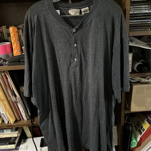 Faded Glory Men’s Heather Grey Blue T-Shirt Size 2XL - Picture 1 of 1