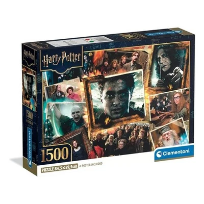 Clementoni Puzzle 1500 pz con poster incluso 18a+ (84,3x59,2cm) HARRY POTTER - Immagine 1 di 4