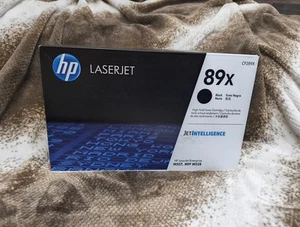 Genuine HP 89X Black CF289X High Yield Toner Cartridge Sealed born date 09/01/24 - Photo 1/5