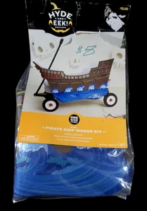 Hyde & Eek Halloween Prop Pirate Ship Wagon Kit - Fits Most Childrens Wagons - Picture 1 of 14