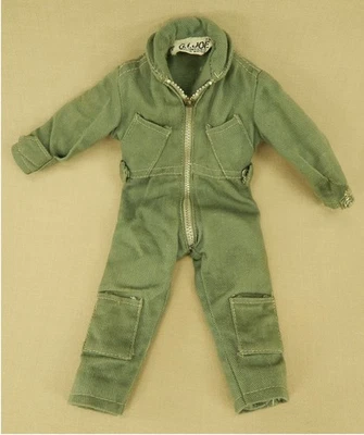 Винтажный 1964 Hasbro GI Joe пилот #7807 Scramble оборудование серый летный костюм C5 - Изображение 1 из 4