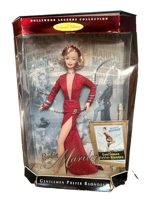 Muñeca Mattel Vintage 1997 "BARBIE como Marilyn Monroe" {Los caballeros prefieren rubias} Foto 1 de 4