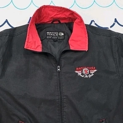 Matco Tools Good As Gold Men's Black & Red Full Zip Jacket Size L - Image 1 of 4