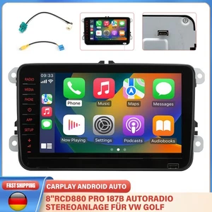 NONAME 8" Carplay Android Auto MIB Radio RCD880 PRO RCD360 187B Für VW Caddy CC - Bild 1 von 16