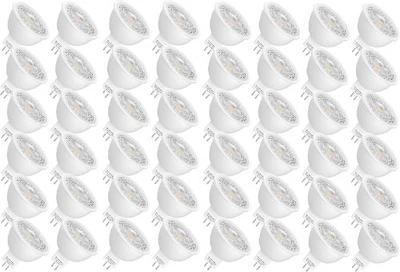 Mlambert 48 Pack MR16 LED Bulbs 50W Halogen 48 Count (Pack of 1), Warm White  - Image 1 of 4