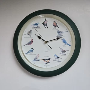 Singvögel Quarz zwitschernde Uhr MFA 12 verschiedene Vogelgeräusche - Bild 1 von 5