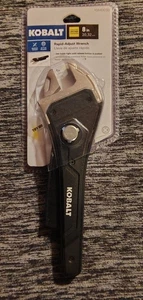 New Kobalt 0840030 Ratcheting Rapid Adjustable Wrench 8” - Picture 1 of 3