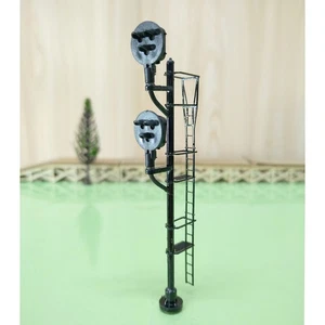 1 x HO scale model railroad tri-light type G block signal metal 2 targets #GS2BL - Picture 1 of 5