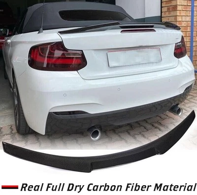 Alerón trasero de carbono real para BMW F23 235i M240i M2 convertible 14-20 Foto 1 de 4