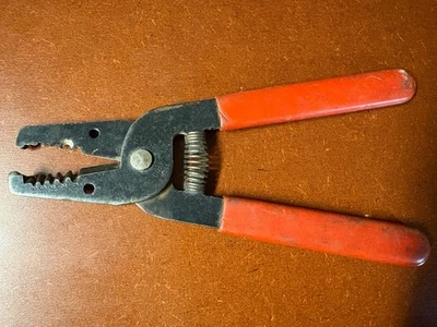 "Cortador de alambre pelacables vintage Craftsman agarre de goma 6"" 10-18" Foto 1 de 3