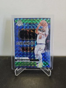 JALEN BRUNSON 2024-25 Panini Mosaic 🏀 Give & Go GREEN MOSAIC #11 NY KNICKS - Picture 1 of 2