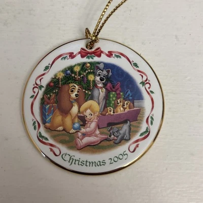 Disney Lady & The Tramp “Christmas Morning Mischief” 2005 caja original vintage Foto 1 de 3