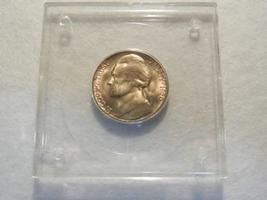 1950 D jefferson nickel five cent silver war coin BU - Picture 1 of 2