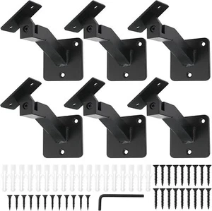 RealPlus Swivel Handrail Brackets Heavy Duty Steel Staircase Hand Rail Brackets - Picture 1 of 16