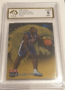 2000 Topps USA Basketball Gary Payton Gold Parallel - CGA Graded 9  - Picture 1 of 1