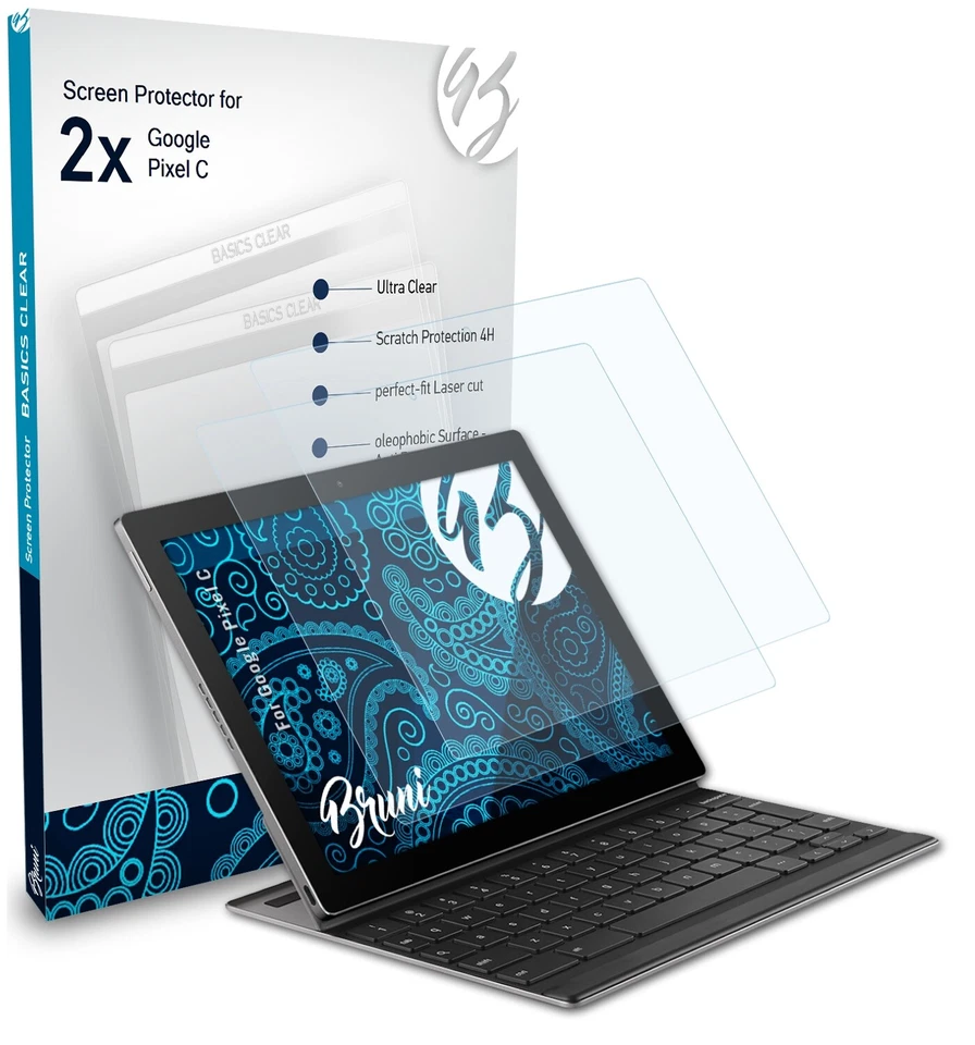 Bruni 2x Lámina Protectora para Google Pixel C Película Protectora - Imagen 1 de 4