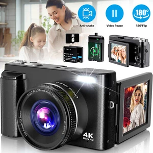 1080P Digitalkamera Fotokamera Fotoapparat Digitale Vlogging Kamera Weihnachten - Bild 1 von 12