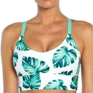Wildfox Sweat Größe M Tropical Collins Racerback Sport-BH im Bananendruck - Bild 1 von 2