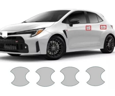 Película de protección de pintura para manijas de puerta para Toyota GR Corolla 2023-2024 PPF Foto 1 de 4