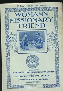 Woman's Missionary Friend April 1908 Hindu Women Grinding Corn Philippines - Picture 1 of 2