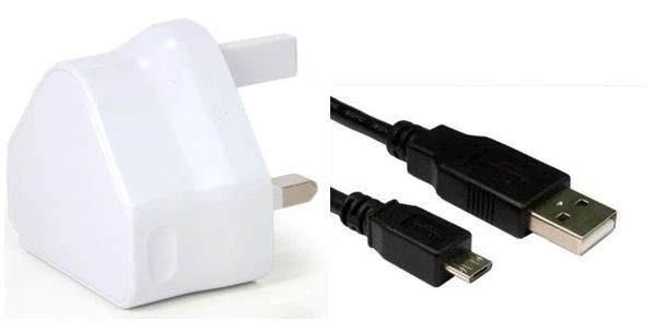 WALL CHARGER & USB DATA SYNC CABLE For RCA Cambio W1162 W116 W101 V2 Tablet - Image 1 of 3