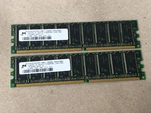 Memoria de trabajo RAM MT9VDDT6472AY-40BF1 2 x 512 MB - Imagen 1 de 1