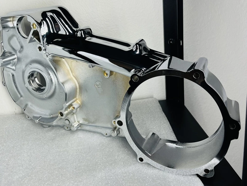 Harley 2013-17 FXSB BREAKOUT interior primaria OEM personalizado cromo intercambio OEM Foto 1 de 4