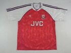 Arsenal Shirt - Large 42/44 - 1990/1992 - Adidas Home Jersey JVC Champions
