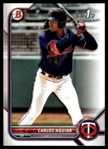 2022 Bowman Prospects Carlos Aguiar Minnesota Zwillinge #BP-1 - Bild 1 von 2