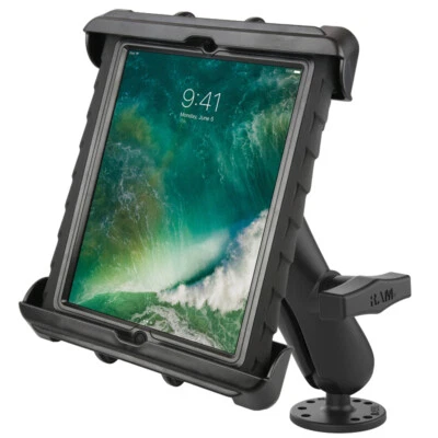 RAM 1.5" Ball Flat Surface Mount w/ Large Tablet Holder Fits iPad & More w/ Case - Image 1 of 2