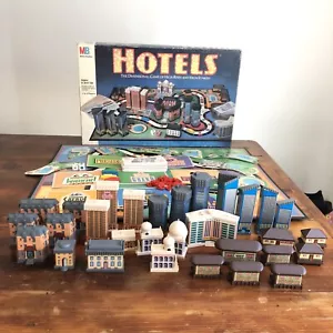 Juego de mesa de colección HOTELES Milton Bradley raro 1987 99% completo LEER - Imagen 1 de 19